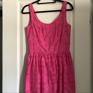 Lilly Pulitzer Pink Eyelet Dress